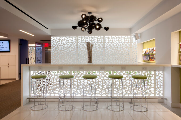 Interior Design Photograph of a New York residential amenity seat