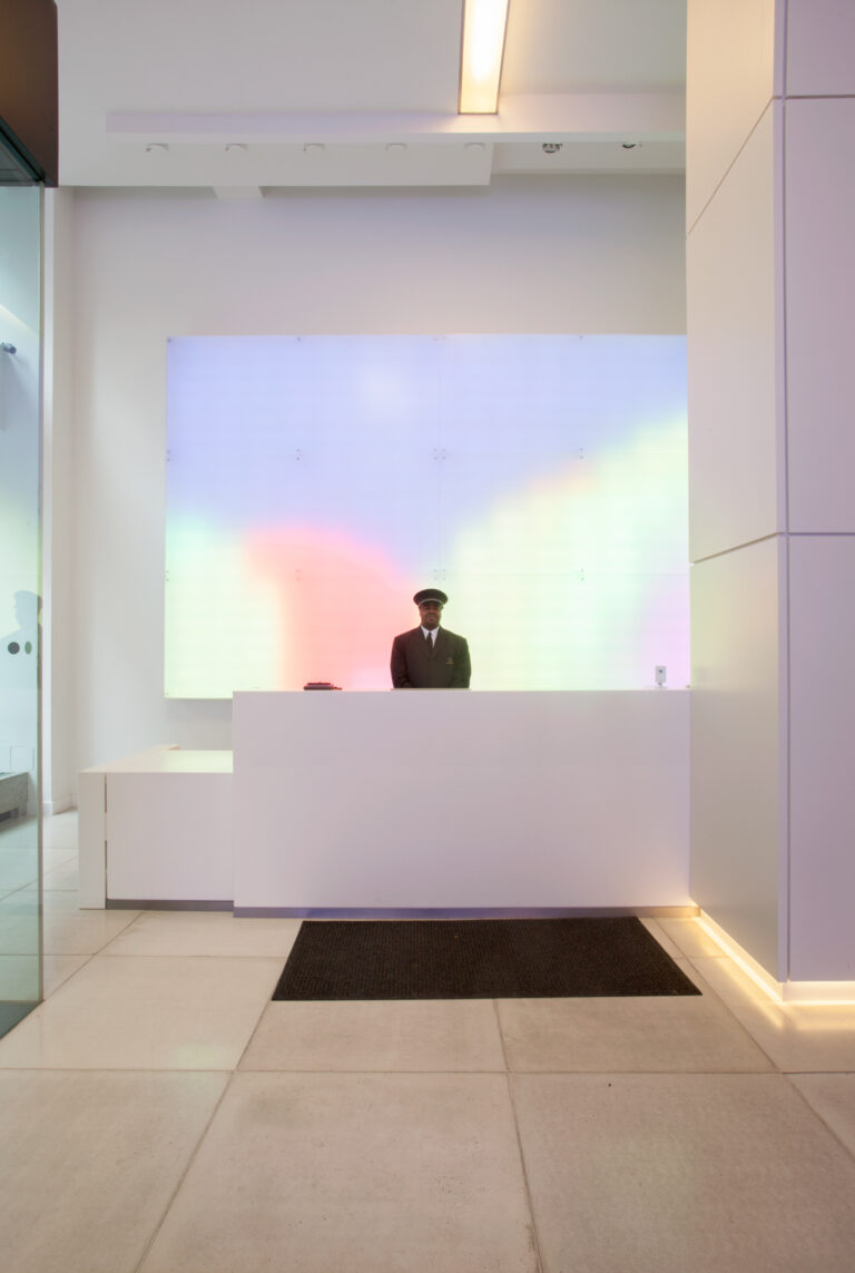 Interior Design Photograph of a New York residential Lobby