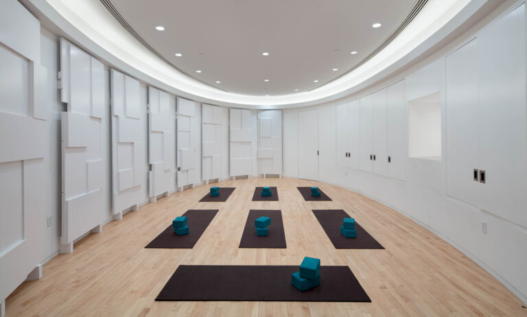 Interior Manhattan yoga studio