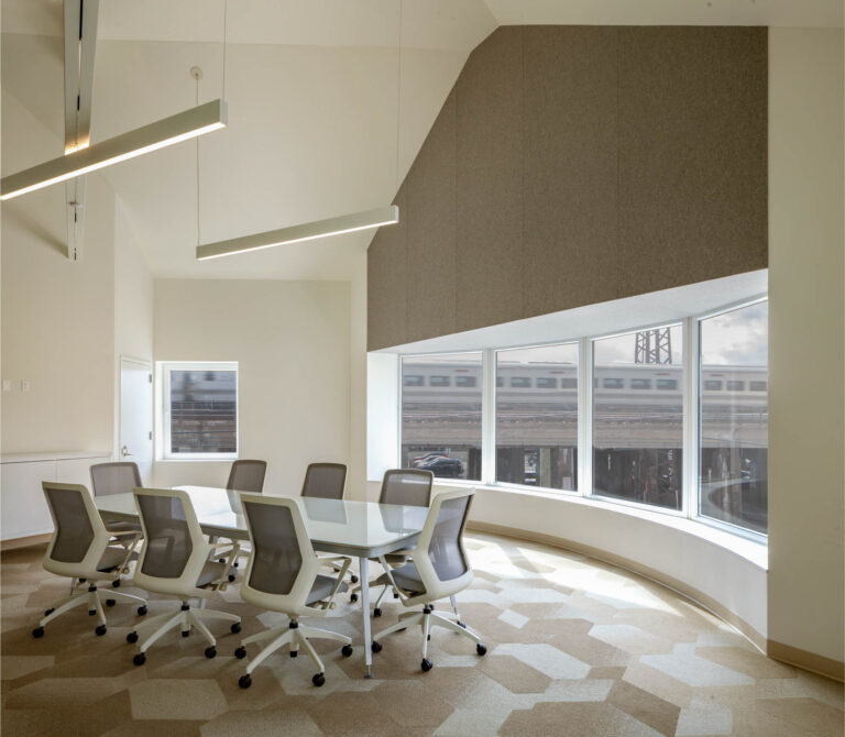 Interior photographer New York corporate conference room