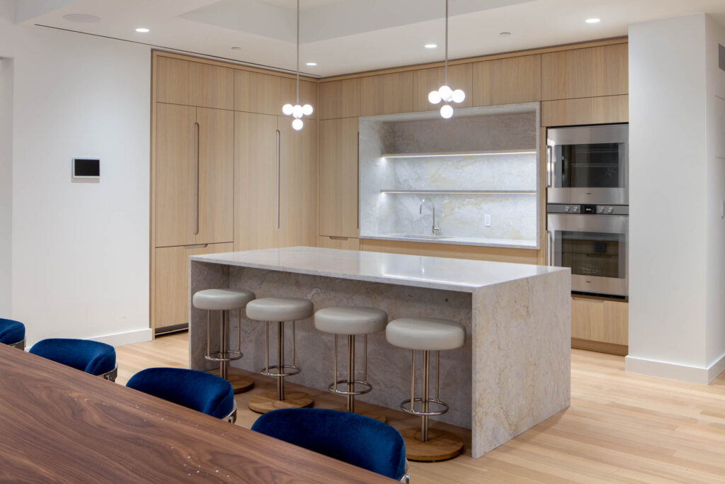 New York Interior - amenity space kitchen