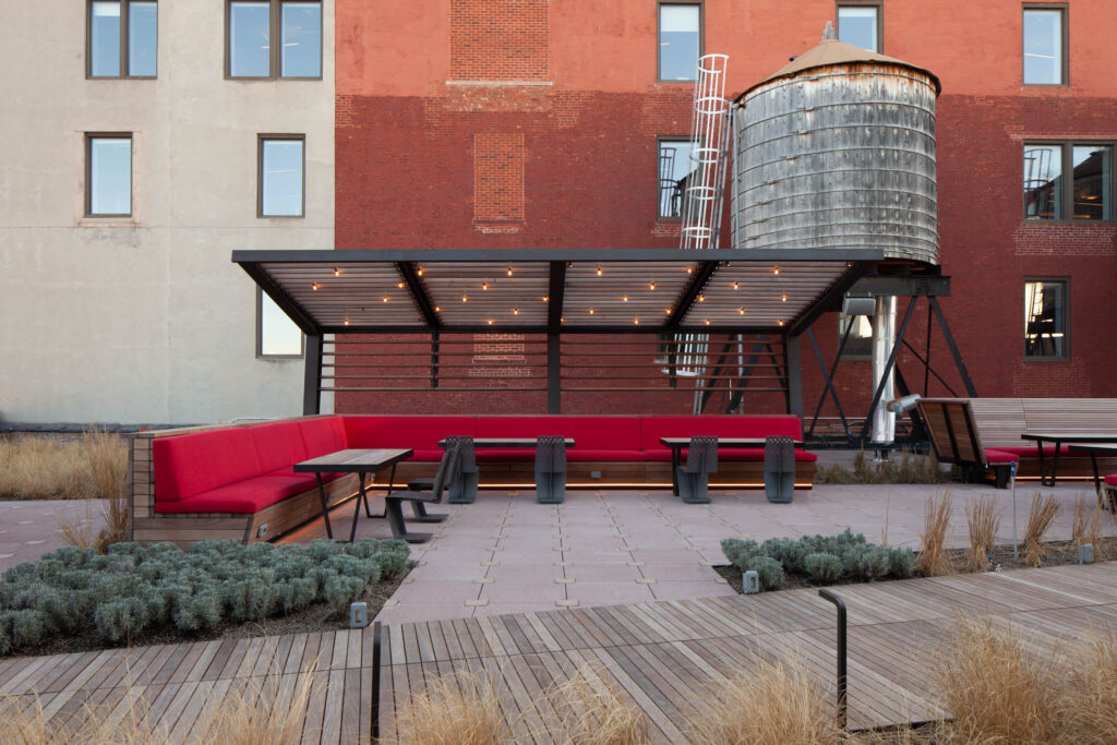 Architectural photography in New York - Rooftop Terrace