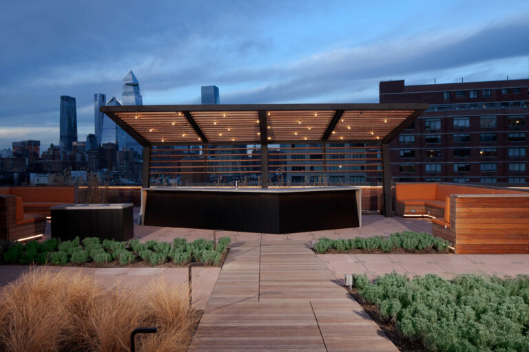 Architectural photography in New York - Rooftop Terrace