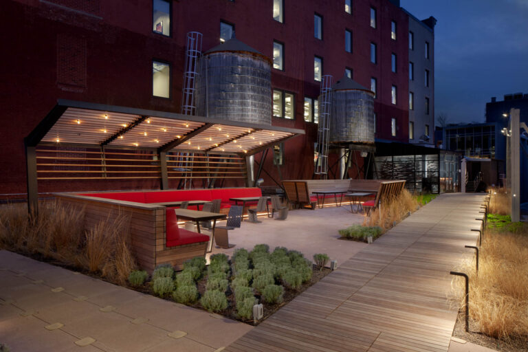 Architectural photography in New York - Rooftop Terrace