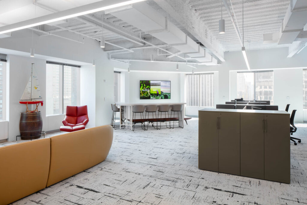 New York office interior photographed by Peter Dressel