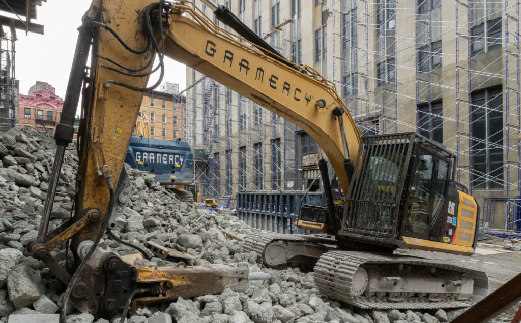 Construction Photography - Demolition of New York Building