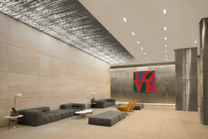 Corporate Interior of New York Lobby