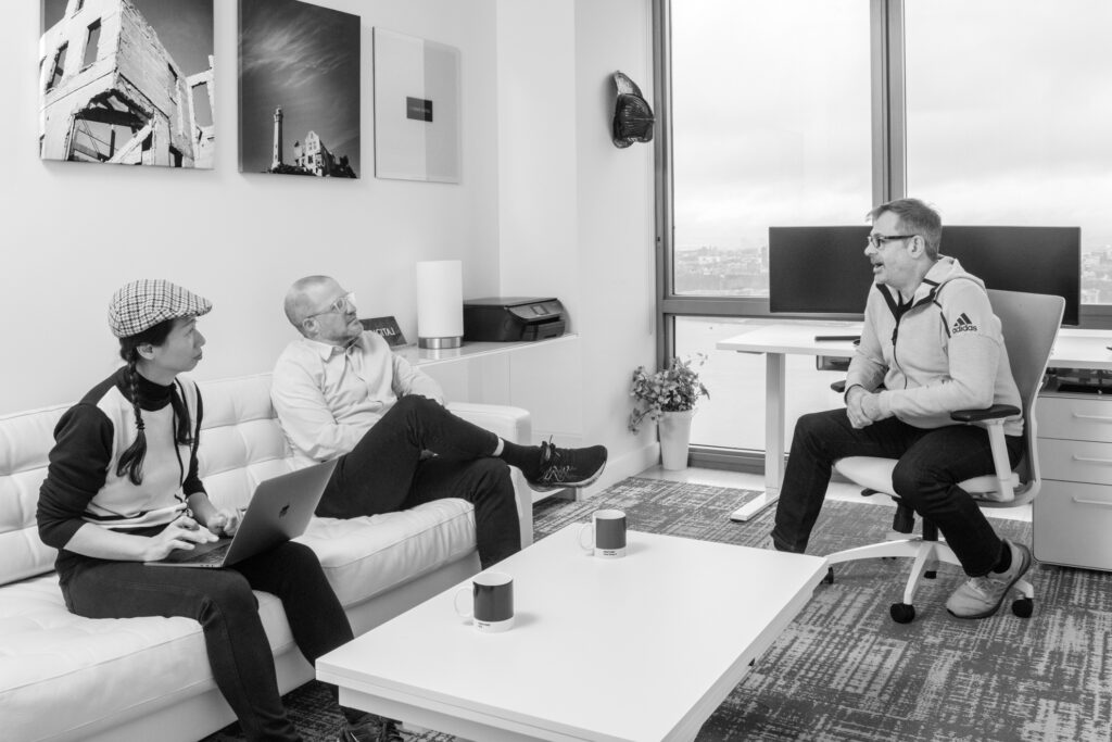 Interior photograph of a New York digital marketing agency