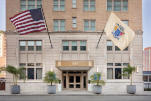 Exterior photograph of a hotel shot by an interior photographer in New York