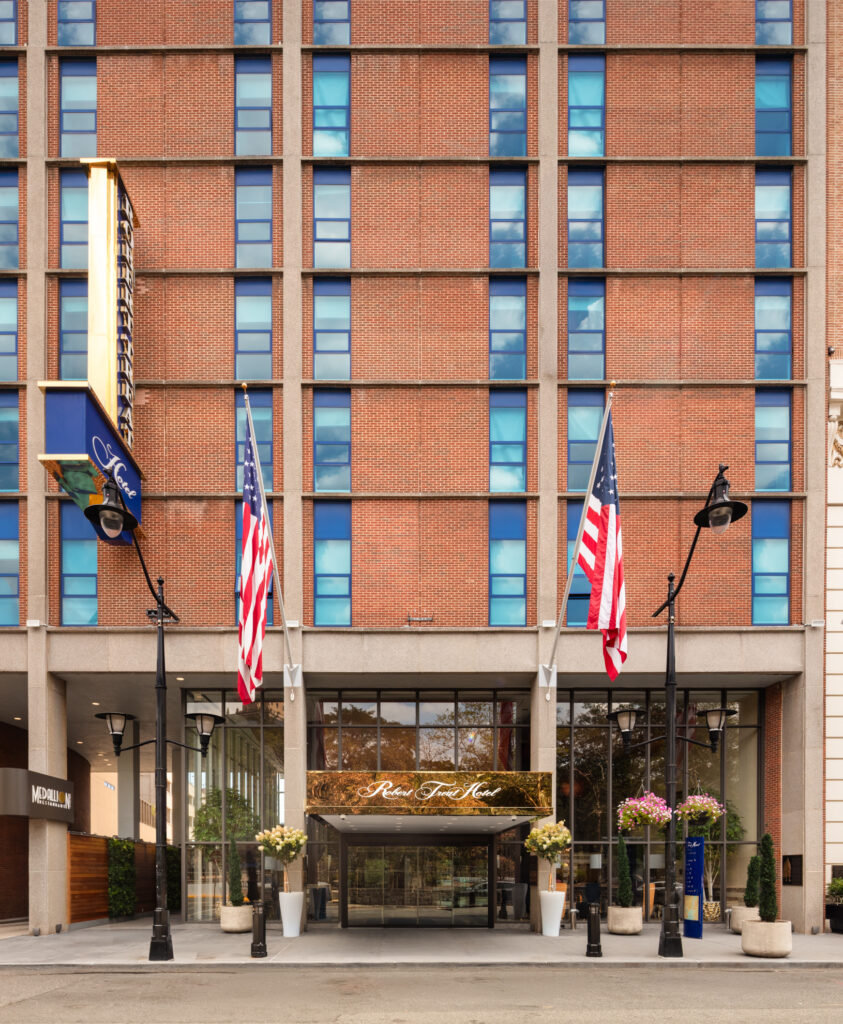 Hotel exterior by an interior design photographer